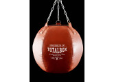 Груша кожаная боксерская LOFT Шар 45 кг Totalbox ГБК ЛФ 62x75-45 черный, коричневый