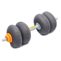 Мягкая гантель 15 кг Live Pro Soft Dumbbell RUMFYL03-15KG серый\оранжевый