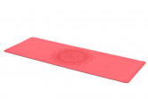 Коврик для йоги 185x68x0,4 см Inex Yoga PU Mat полиуретан c гравировкой PUMAT-160 красный