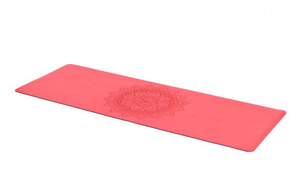 Коврик для йоги 185x68x0,4 см Inex Yoga PU Mat полиуретан c гравировкой PUMAT-160 красный 600_380
