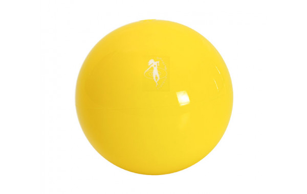 Мяч наливной Franklin Method 90.07 Fascia Ball, 10 см, вес 0,5 кг, желтый 600_380