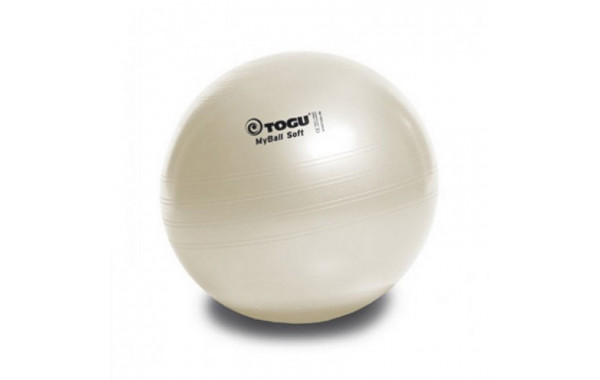 Мяч гимнастический TOGU My Ball Soft 418651 65см белый перламутровый 600_380