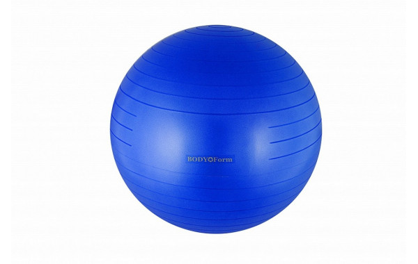 Мяч гимнастический Body Form BF-GB01AB (22") 55 см антивзрыв синий 600_380