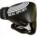 Боксерские перчатки Real Sport Leader черный 10 oz 75_75