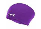 Шапочка для плавания TYR Long Hair Wrinkle-Free Silicone Cap LCSL-510 фиолетовый