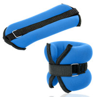 Утяжелители Sportex ALT Sport HKAW101-3 (2х0,5кг), нейлон, в сумке (синие)
