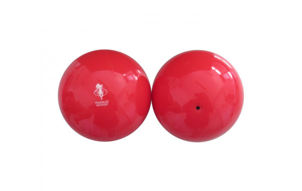 Мячи для релаксации Franklin Method Universal Mini пара, диаметр 7,5 см, красный 600_380