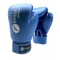 Перчатки боксерские, 8oz, синий Rusco