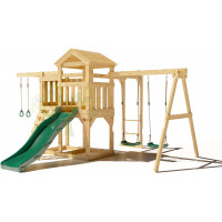 Детская площадка Лес Чудес Стандарт 5+ с рукоходом и балконом и горкой 2,2м ЛЧ-СТ-5+