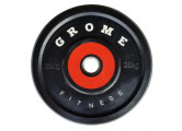 Диск обрезиненный Grome Fitness WP-080 25кг