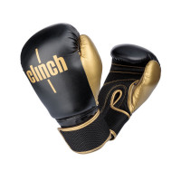 Перчатки боксерские вес 10 унций Clinch Aero C135 черно-золотой