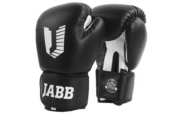 Боксерские перчатки Jabb JE-4068/Basic Star черный 10oz 600_380