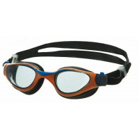 Очки для плавания Atemi M701 черный, оранжевый