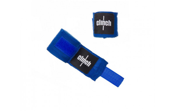 Бинты эластичные Clinch Boxing Crepe Bandage Punch (пара) C139 синий 600_380