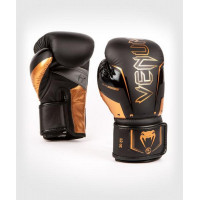 Перчатки Venum Elite Evo 04260-137-10oz черный\бронзовый
