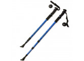 Палки для скандинавской ходьбы телескопическая, 3-х секционная Sportex F18433 синий