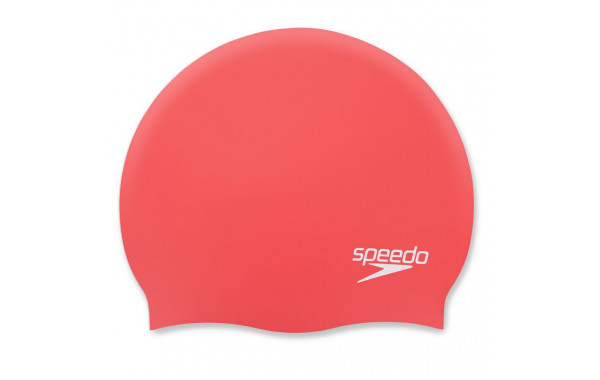 Шапочка для плавания Speedo Plain Molded Silicone Cap 8-70984H191, красный, силикон 600_380
