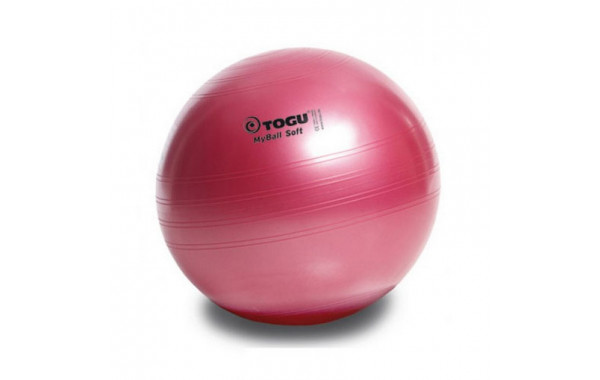 Мяч гимнастический TOGU My Ball Soft 418552 55см красный перламутровый 600_380