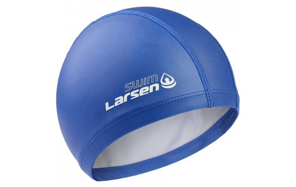 Шапочка для плавания Larsen Ultra синяя 600_380
