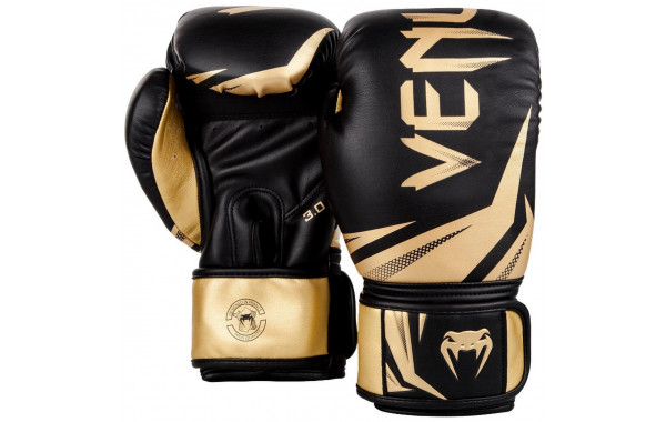 Перчатки Venum Challenger 3.0 03525-126-10oz черный\золотой 600_380