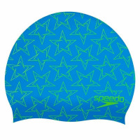 Шапочка для плавания детская Speedo BoomStar Jr 8-08386F302 голубо-зеленый