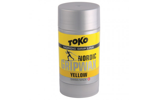 Мазь держания TOKO Nordic Grip Wax Yellow (0°С -2°С) 25 г. 5508751 600_380