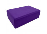 Йога блок Sportex полумягкий, из вспененного ЭВА (A25569) BE100-2 фиолетовый