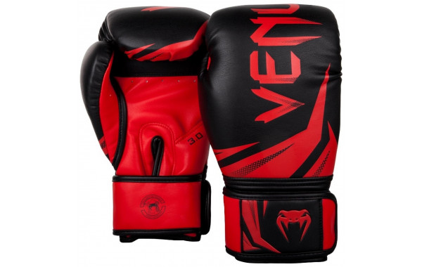 Перчатки Venum Challenger 3.0 03525-100-10oz черный\красный 600_380