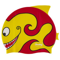 Шапочка для плавания Fashy Childrens Silicone Cap 3048-00-80 желто-красный