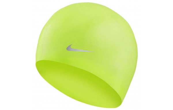 Шапочка для плавания детская Nike Solid Silicone Youth TESS0106737 желтый неон 600_380
