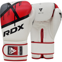 Перчатки тренировочные RDX BGR-F7R-16oz белый\красный