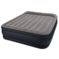 Надувная кровать Intex Deluxe Pillow Rest Raised Bed 152х203х42см, встроенный насос 64136