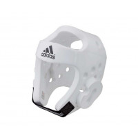 Шлем для тхэквондо Adidas Head Guard Dip Foam WTF белый adiTHG01C