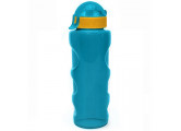 Бутылка для воды LIFESTYLE со шнурком, 500 ml., anatomic, прозрачно/морской зеленый КК0157