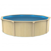 Морозоустойчивый бассейн круглый 300х130см Poolmagic Wood Basic