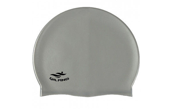 Шапочка для плавания силиконовая взрослая (серый) Sportex E41566 600_380