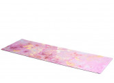 Коврик для йоги 183x61x0,3 см Inex Suede Yoga Mat искусственная замша MFMAT-GIL90\18-61-03 розовый мрамор с позолотой