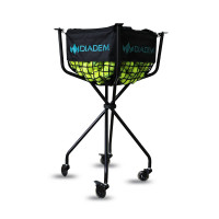 Корзина для теннисных мячей Diadem Ball Cart CART-150, на 150 мячей, металл, полиэстер, черная