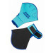 Акваперчатки Mad Wave Aquafitness gloves M0829 бирюзовый 75_75