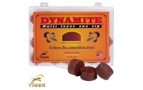 Наклейка для кия Tiger Dynamite ø13мм Hard, 1шт. 600_380