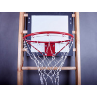 Щит баскетбольный навесной 60x60см с кольцом и сеткой Гимнаст 2.63