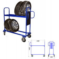 Мобильный стеллаж для автомобильных колес Hercules 4417