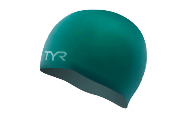 Шапочка для плавания TYR Wrinkle Free Silicone Cap, LCS-342, зеленый, силикон 600_380