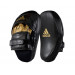 Лапы Adidas Training Curved Focus Mitt Short черно-золотые adiSBAC01 75_75