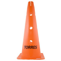 Конус тренировочный Torres h46 см, с отверстиями для штанги TR1011