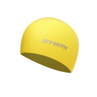 Шапочка для плавания Atemi силикон SC307 желтый