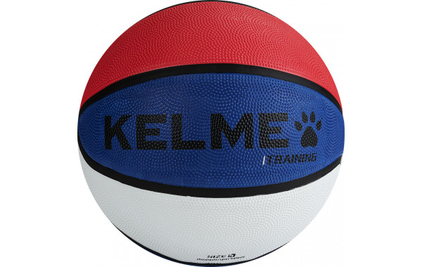 Мяч баскетбольный Kelme Foam rubber ball 8102QU5002-169, р.5, 8 панелей, резина, бело-сине-красный 600_380