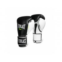 Боксерские перчатки Everlast Powerlock 16 oz черный/белый/зеленый 2200757