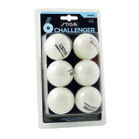 Мяч для настольного тенниса Stiga Challenger 5200-06 белый, 6шт