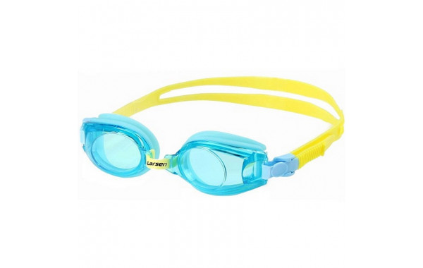 Очки для плавания детские Larsen DR5 голубой/зеленый 600_380